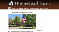 Desktop Screenshot of homesteadfarm.org