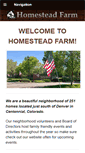 Mobile Screenshot of homesteadfarm.org